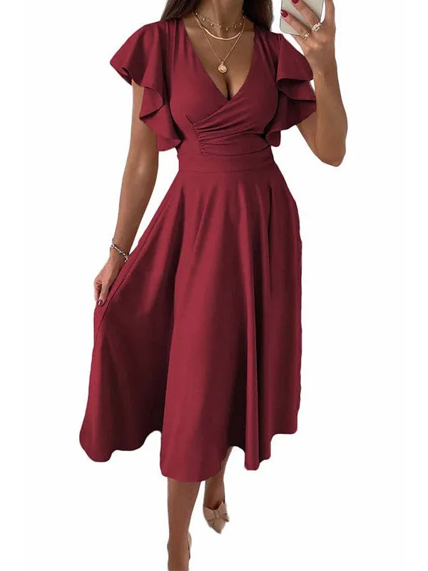 A-Line Midi Dress