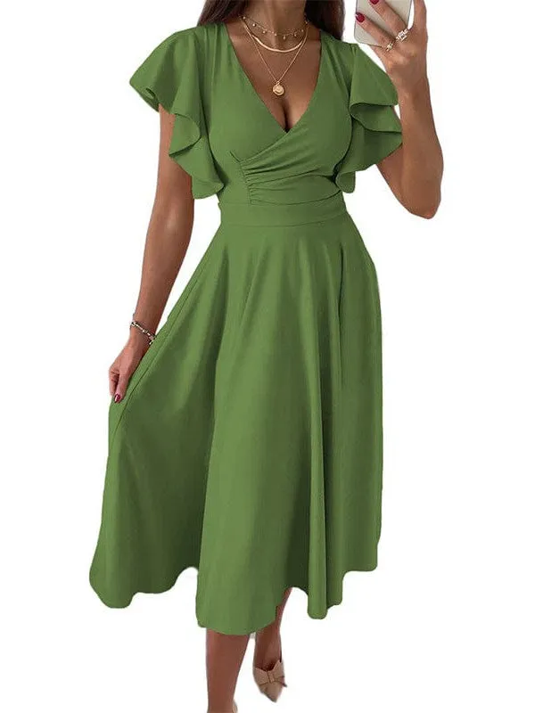 A-Line Midi Dress
