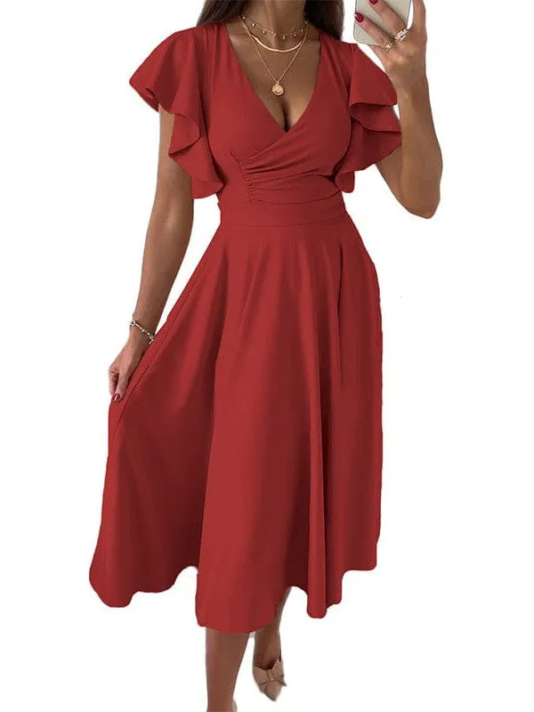 A-Line Midi Dress