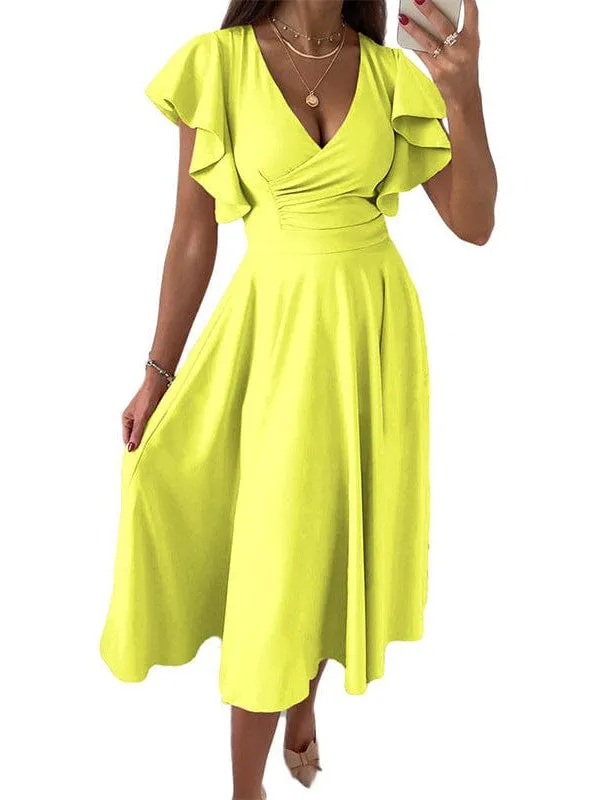 A-Line Midi Dress