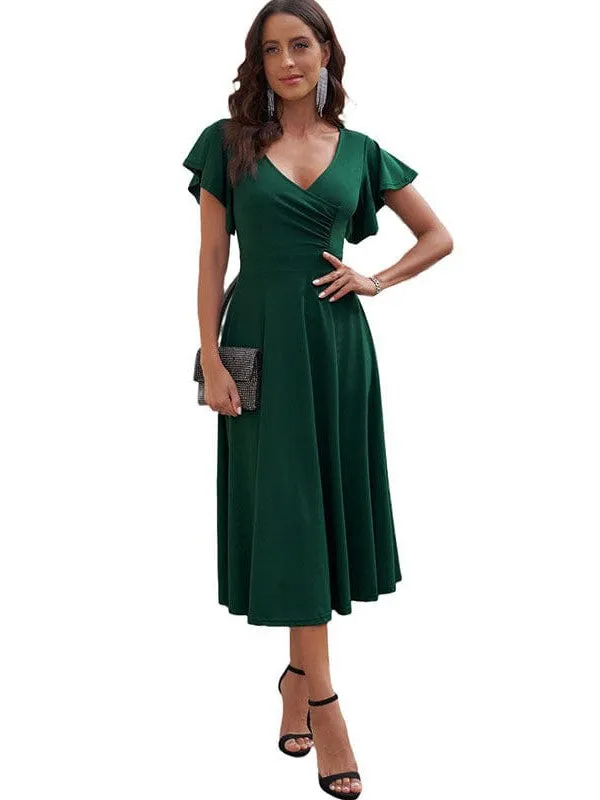 A-Line Midi Dress