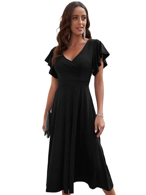 A-Line Midi Dress