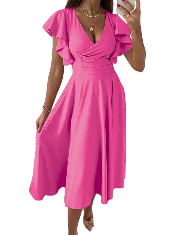 A-Line Midi Dress