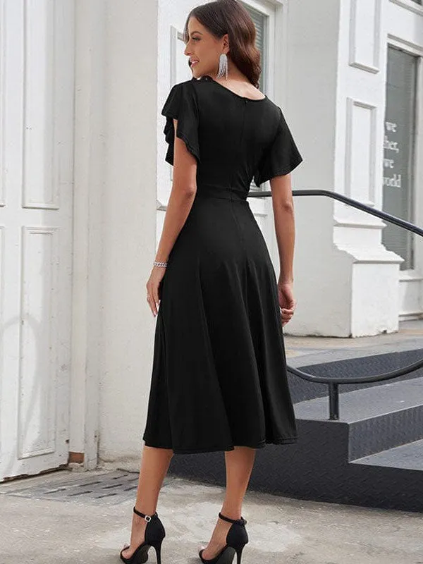 A-Line Midi Dress