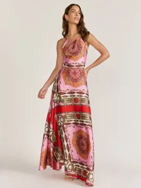 Aakaa Halter Neck Cross Back Maxi Dress - Brands We Love