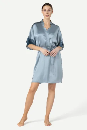 Alice Feminine Lounge Short Silk Kimono