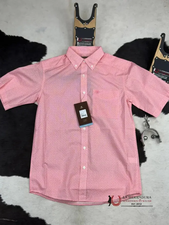 ARIAT JUNIOR CORAL SHORT SLEEVE SHIRT 10051531