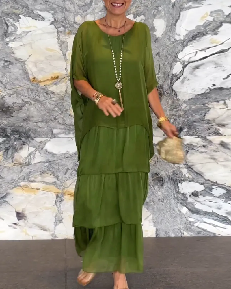 Artistic style loose dress