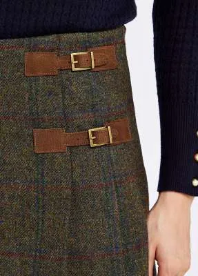 Blossom Tweed Skirt Hemlock