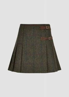 Blossom Tweed Skirt Hemlock