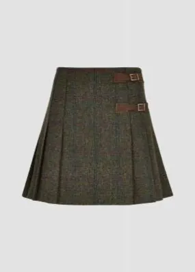 Blossom Tweed Skirt Hemlock
