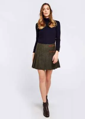 Blossom Tweed Skirt Hemlock