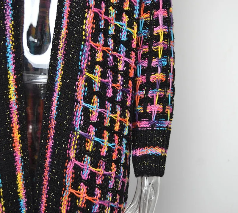 Bohemian Vintage Fringe Cardigan
