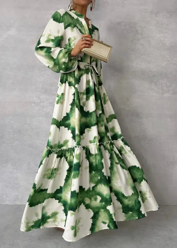 Boho Tie-Dye Maxi Dress