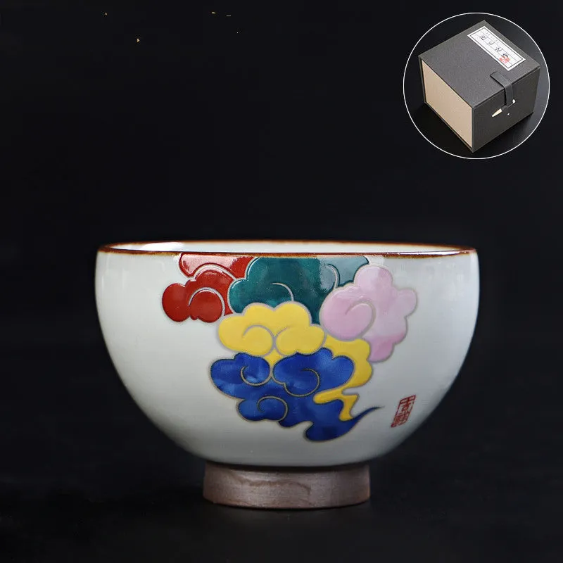 Chinese Traditional Retro Style Crackle Color