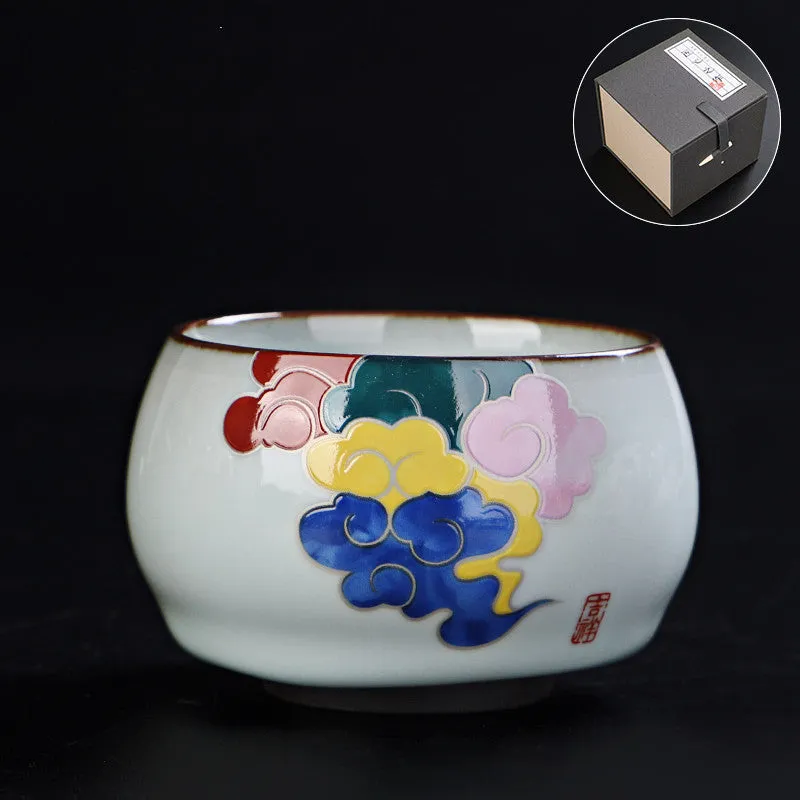Chinese Traditional Retro Style Crackle Color
