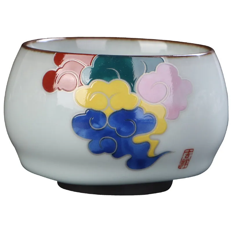 Chinese Traditional Retro Style Crackle Color