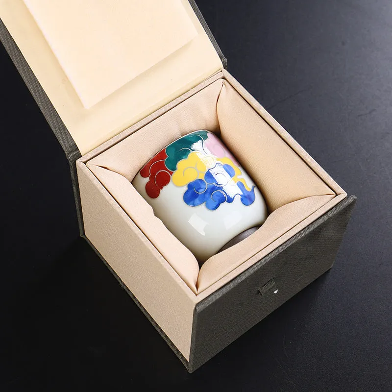 Chinese Traditional Retro Style Crackle Color