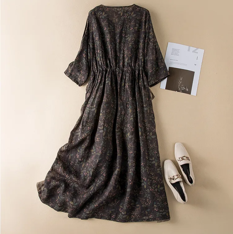 Crazy Style Loose Round Neck A-line Dress