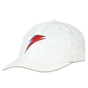 David Bowie Bolt White Dad Hat