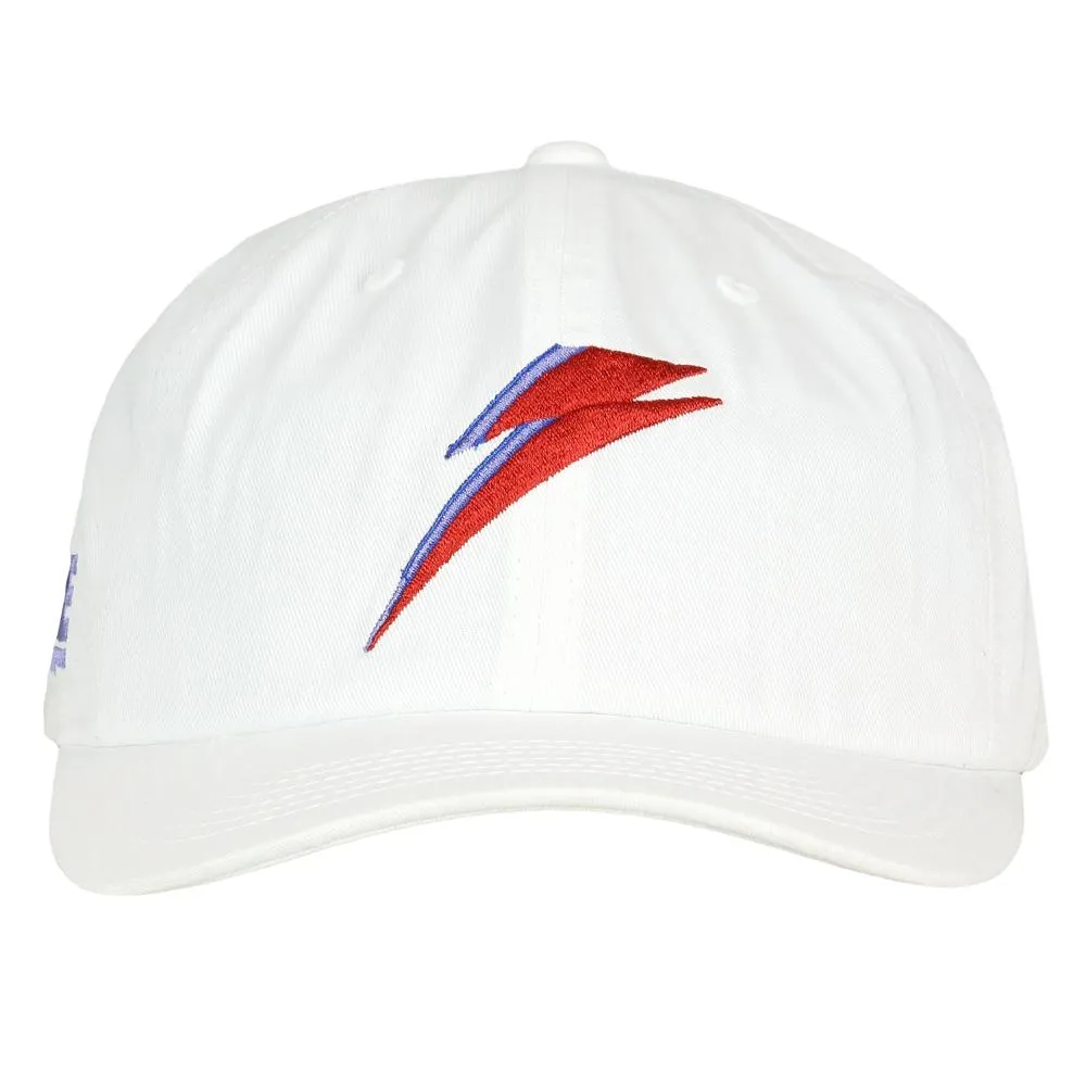 David Bowie Bolt White Dad Hat