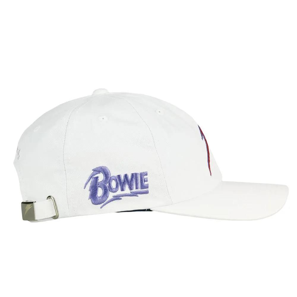David Bowie Bolt White Dad Hat