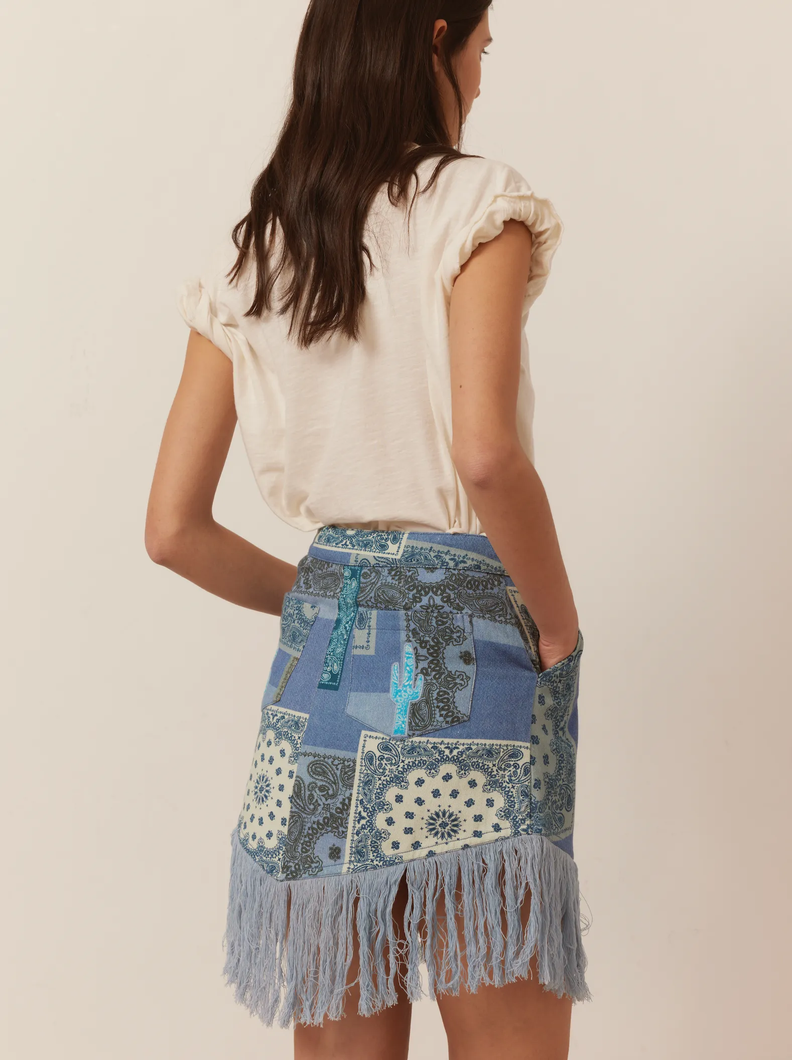 Denim skirt