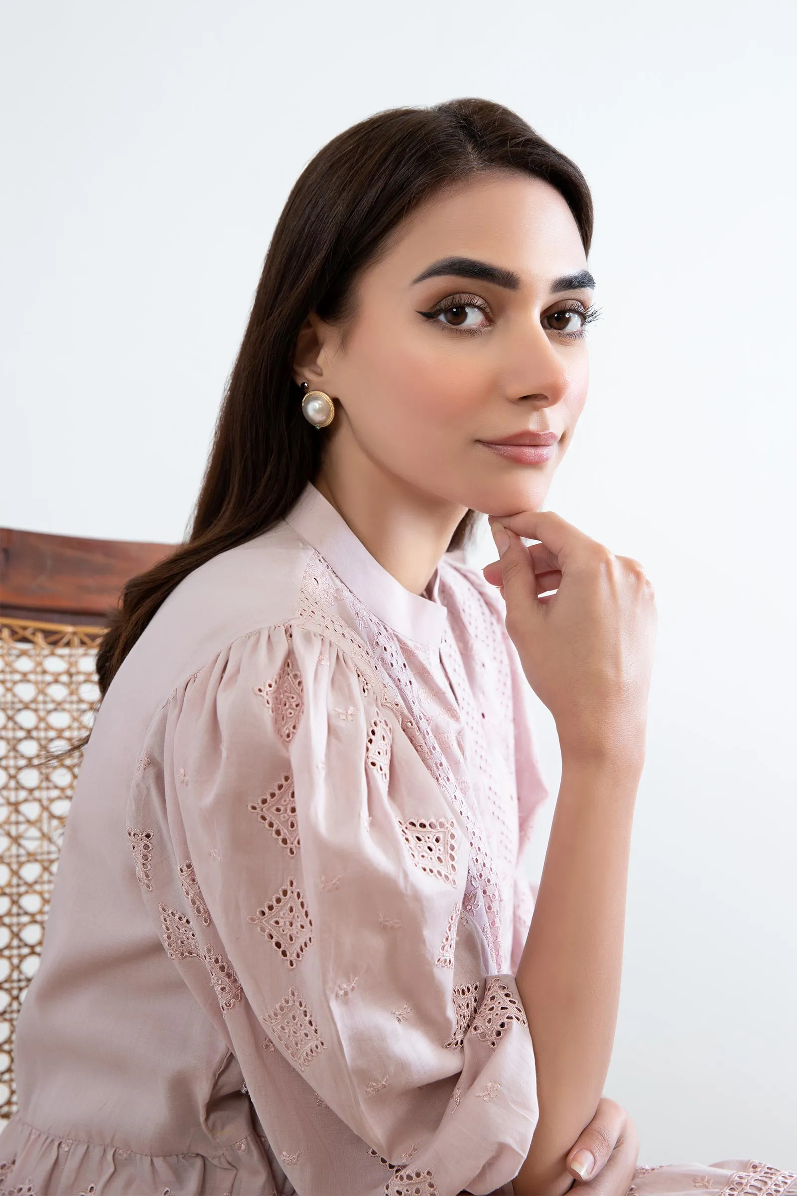 Embroidered Lawn Dress | MB-EF24-88