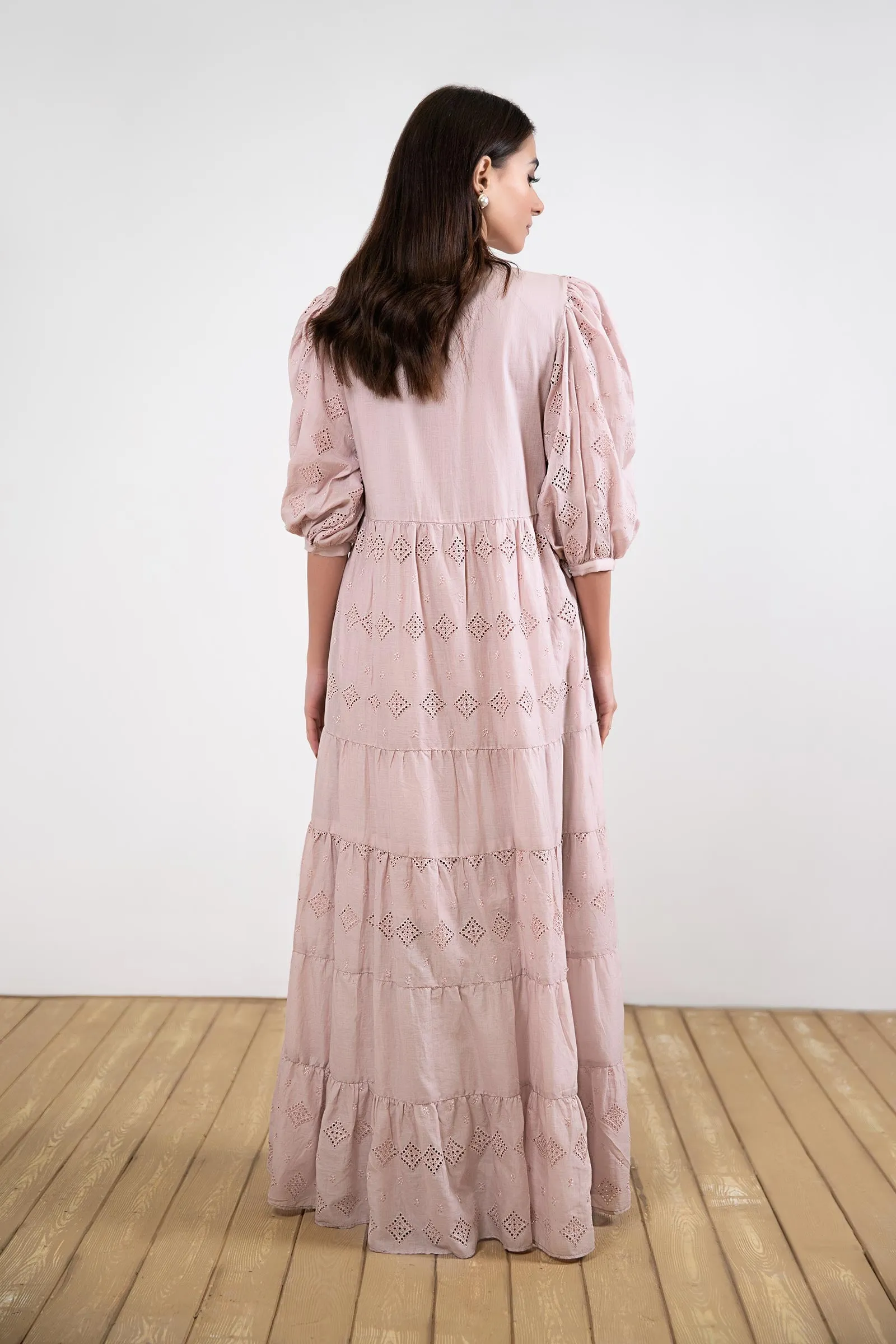 Embroidered Lawn Dress | MB-EF24-88