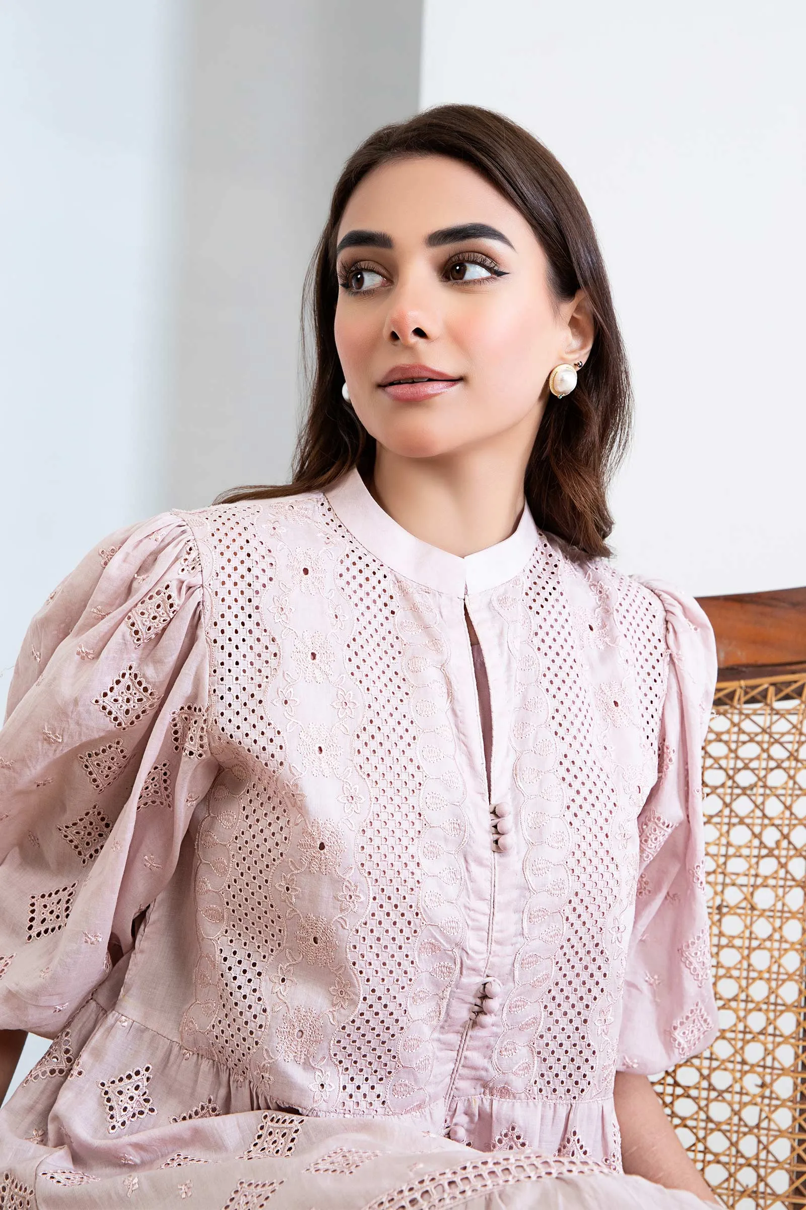 Embroidered Lawn Dress | MB-EF24-88