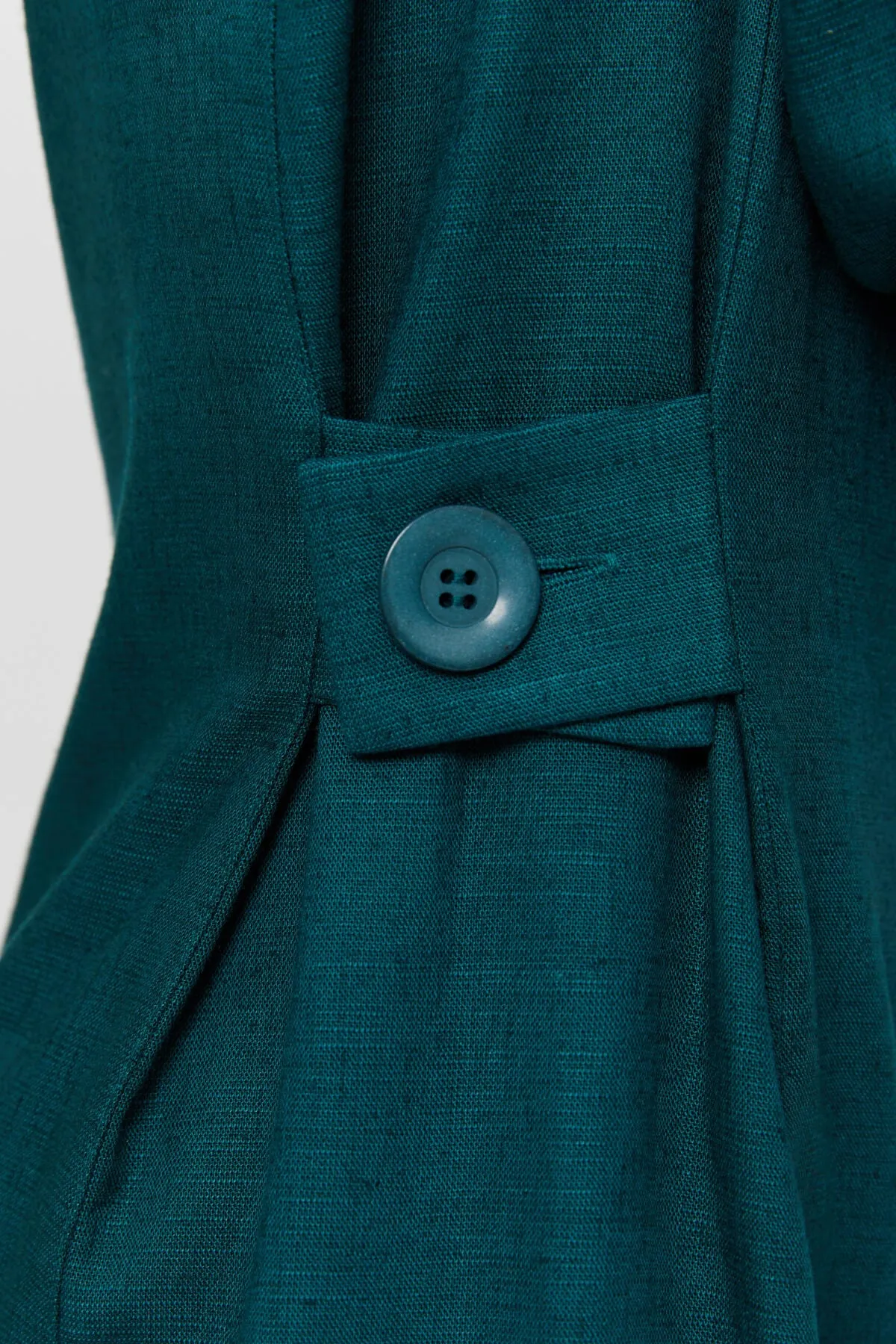 Emilia | Midi A-line Dress in Green
