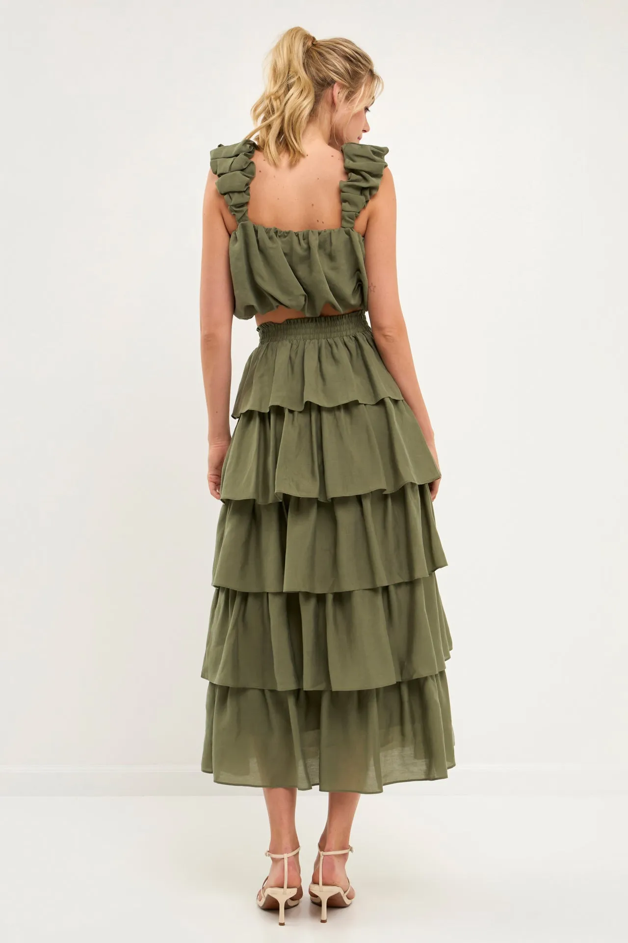 Endless Rose - Tiered Midi Skirt