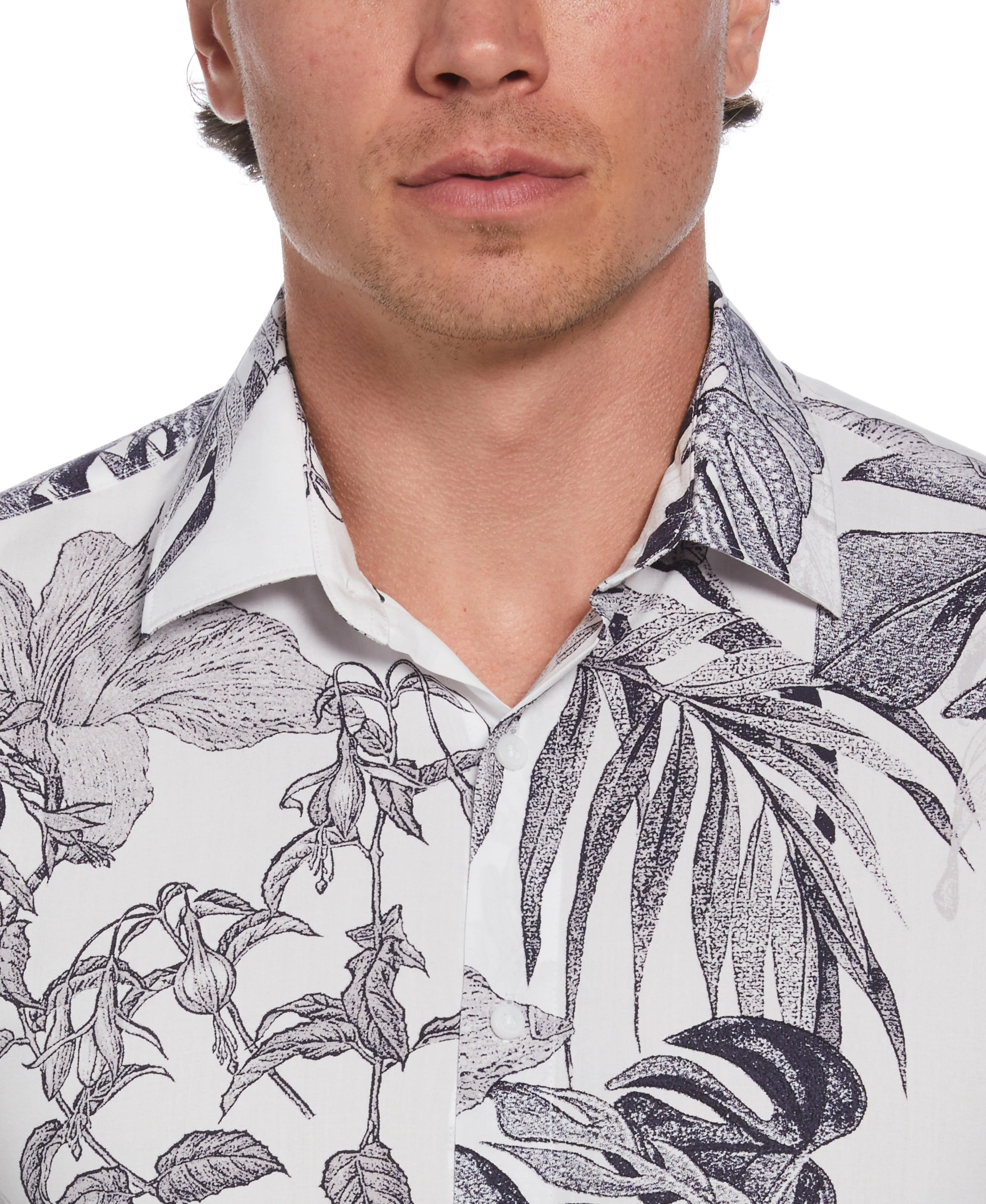 Exploded Botanical Print Shirt