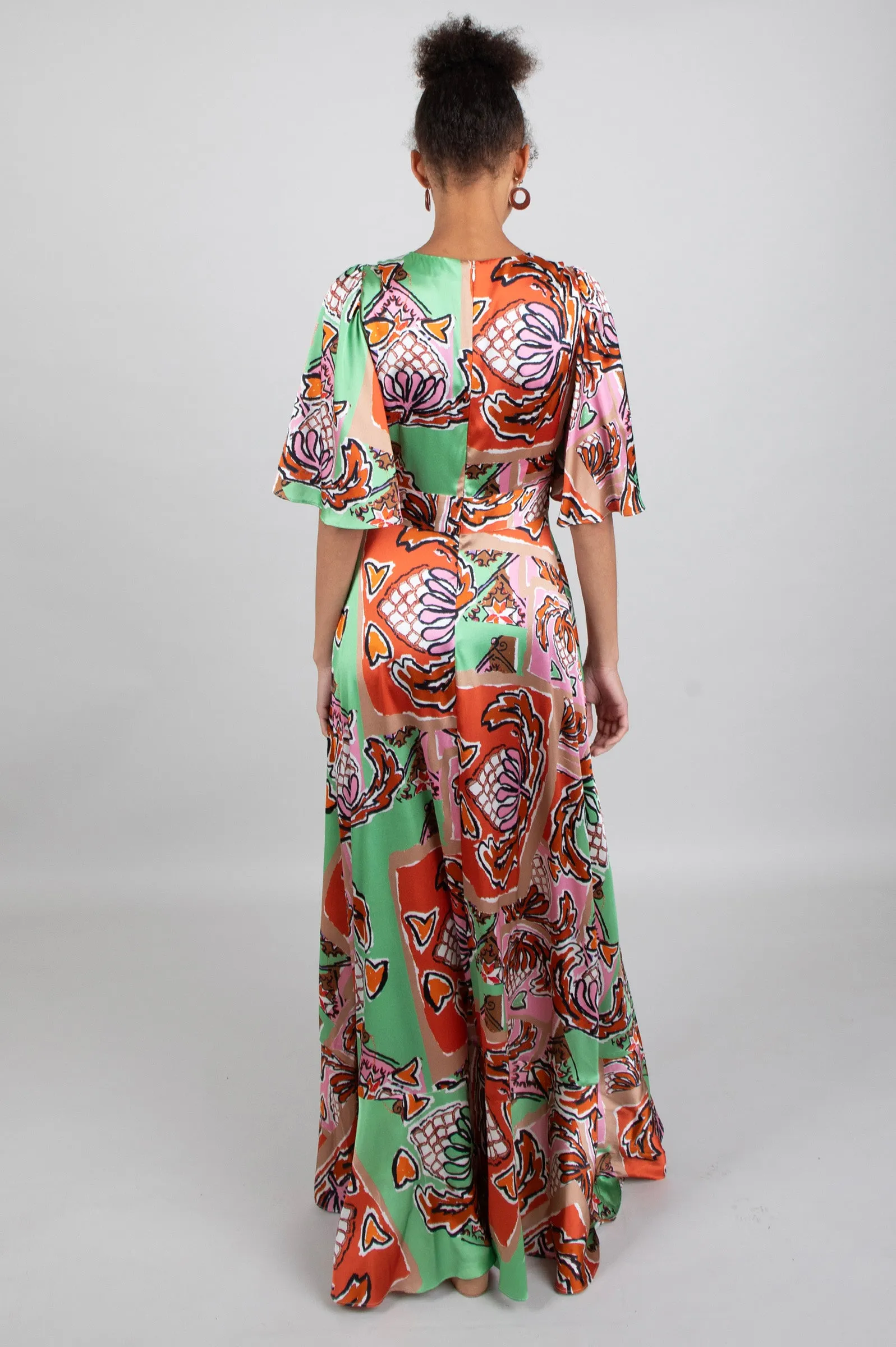 Faux Wrap Dress / "Calliope"