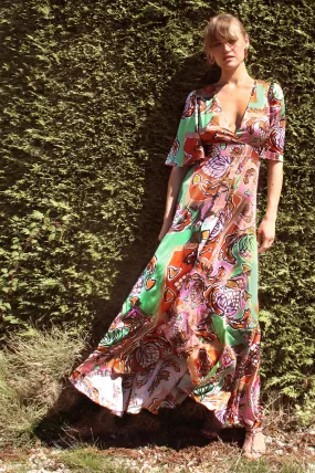 Faux Wrap Dress / "Calliope"