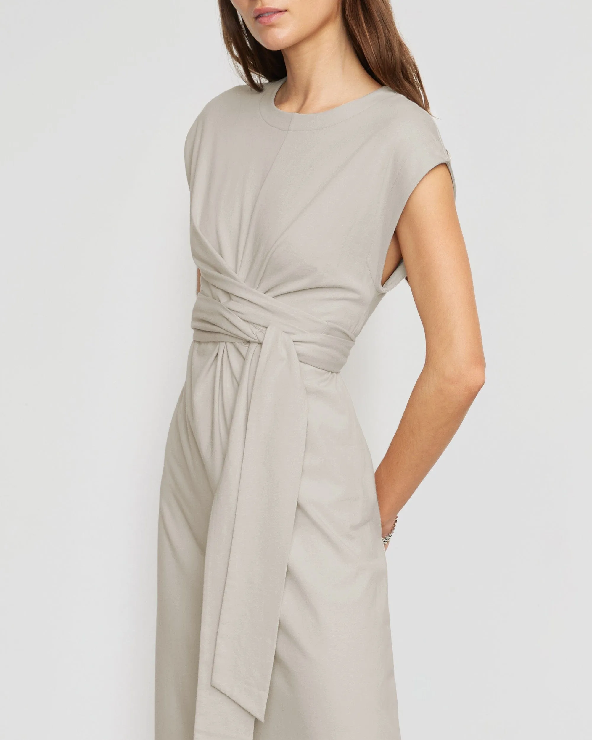Fei Tie-Front Organic Cotton Dress