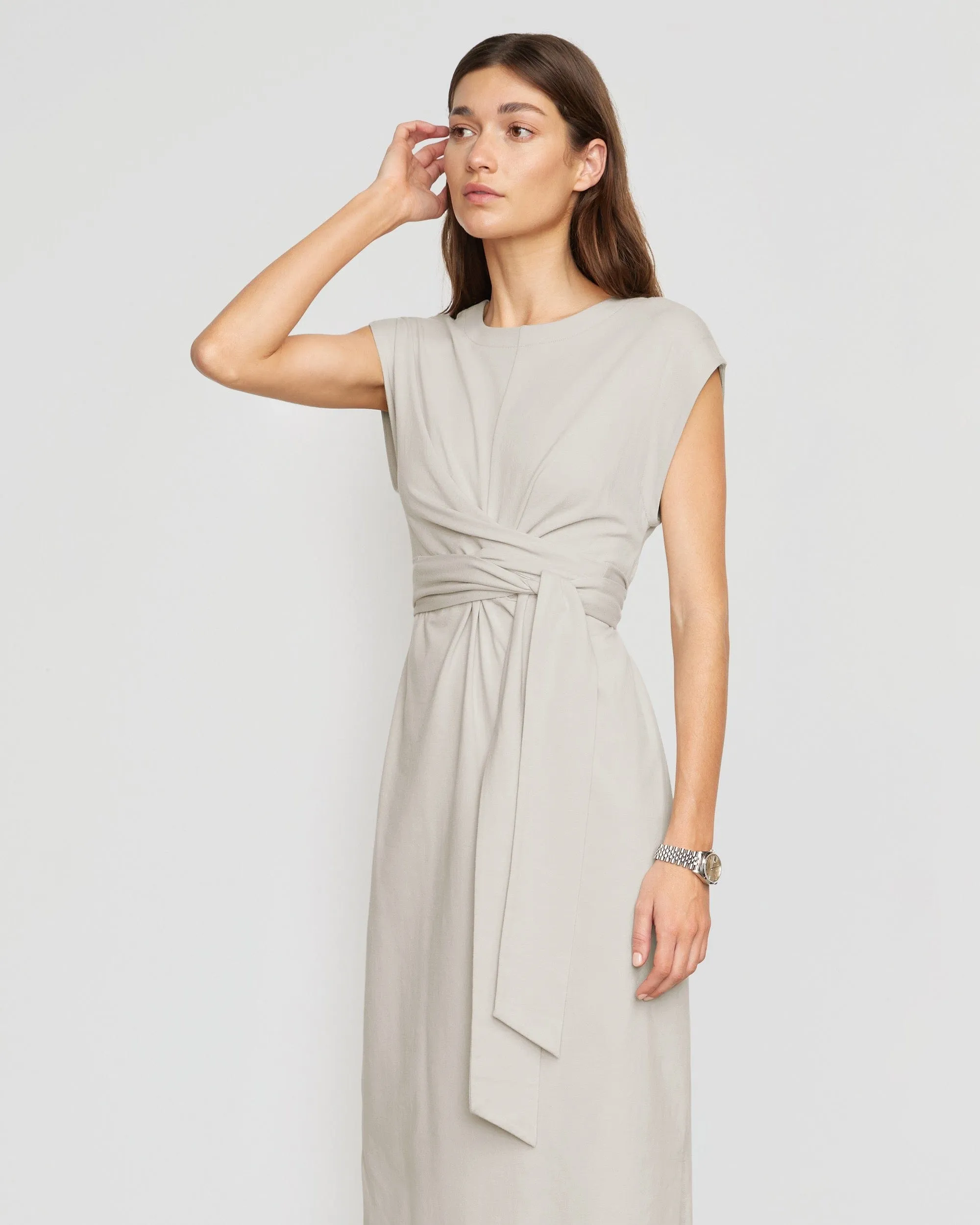 Fei Tie-Front Organic Cotton Dress