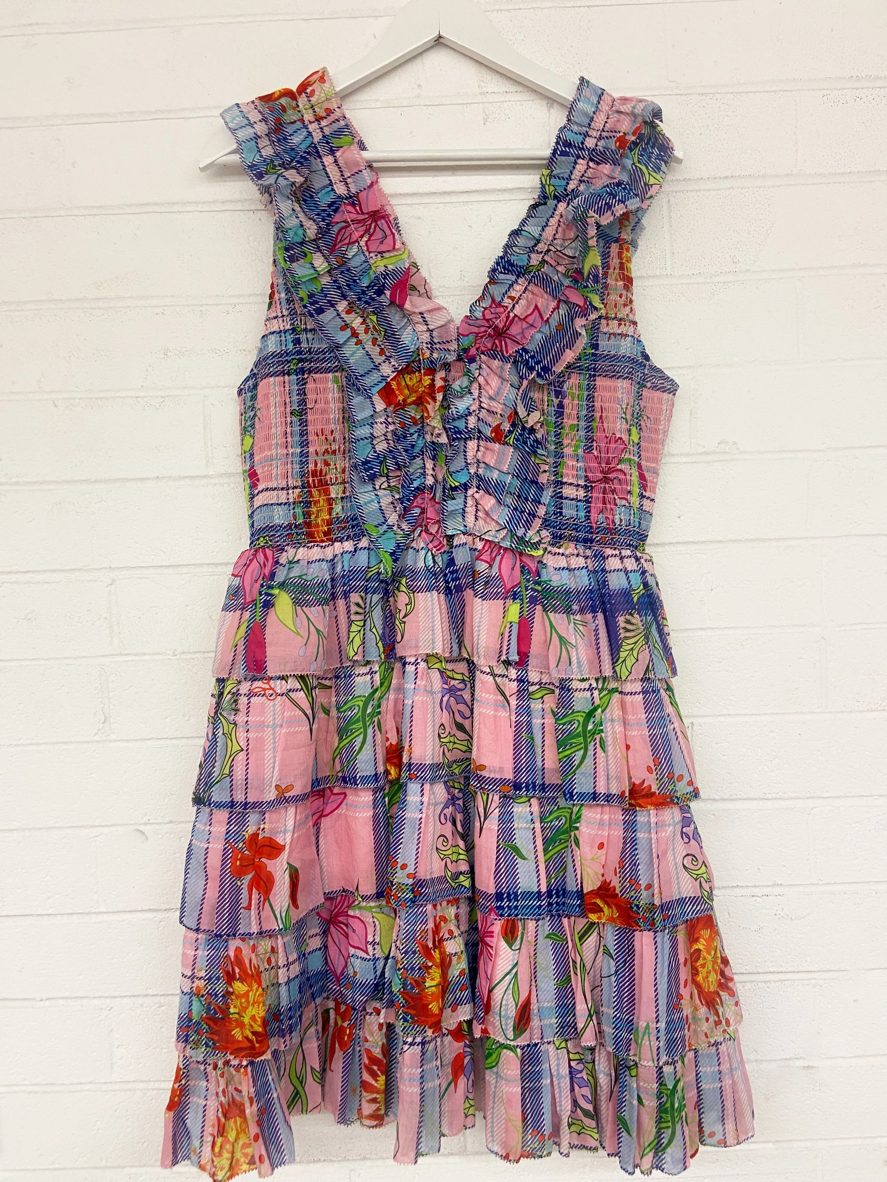Fiesta Frills Tiered Mini Dress