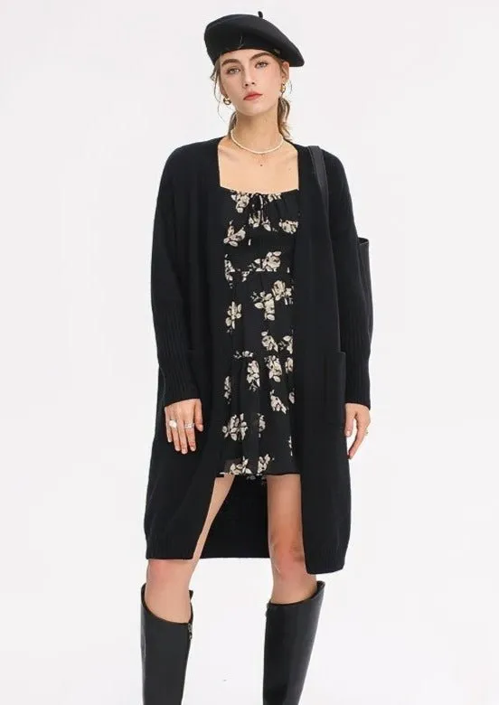 FLORAL LONG SLEEVE SHORT DRESS