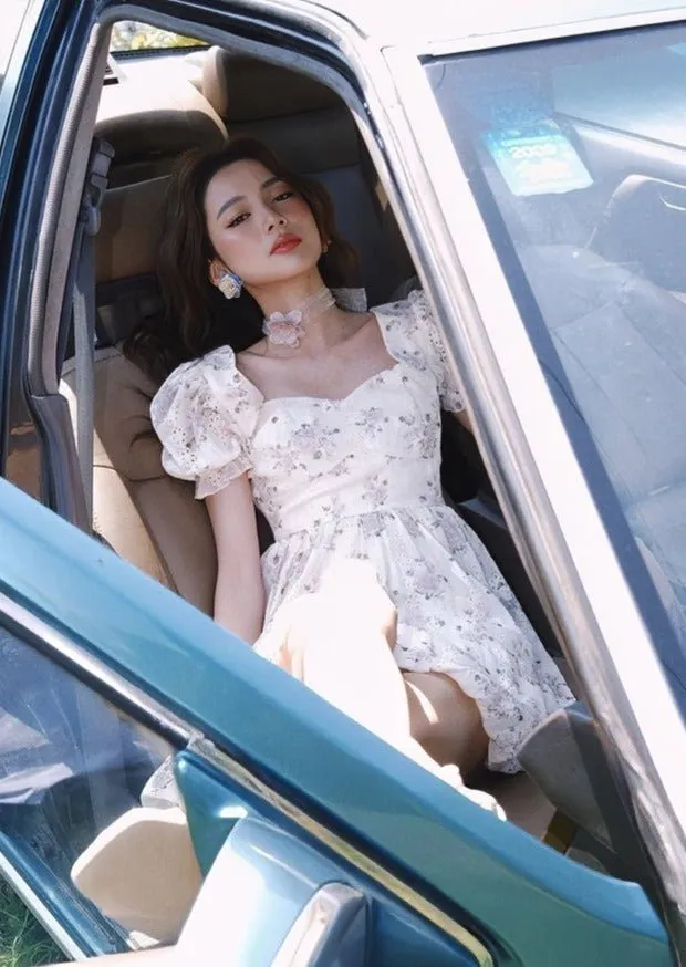 FLORAL PUFF SLEEVE DRESS