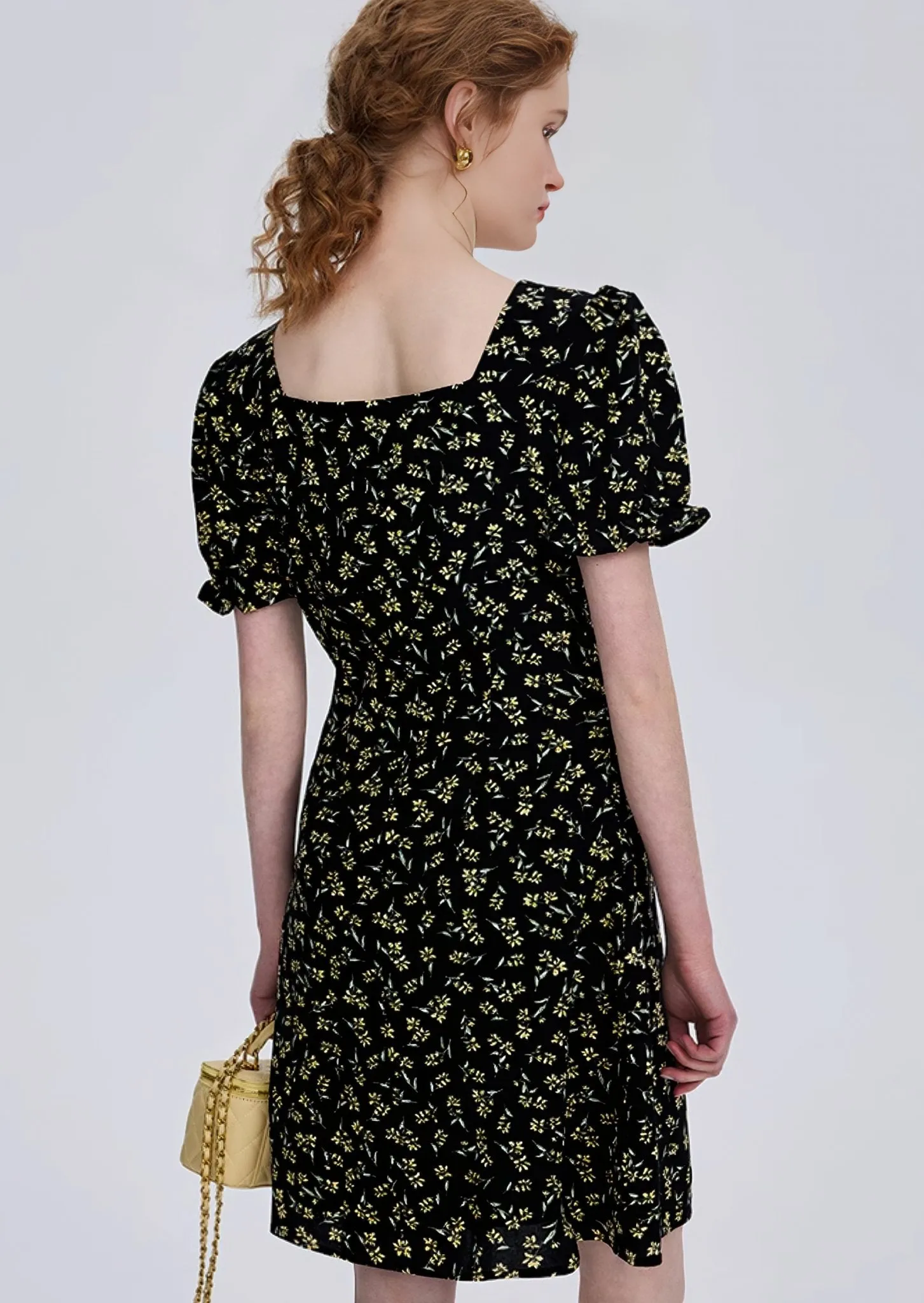 FLORAL SHORT DRESS