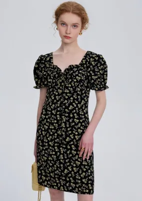 FLORAL SHORT DRESS