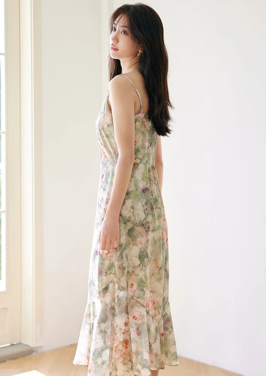 FLORAL SPRING MERMAID DRESS