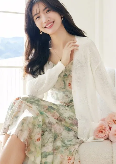 FLORAL SPRING MERMAID DRESS
