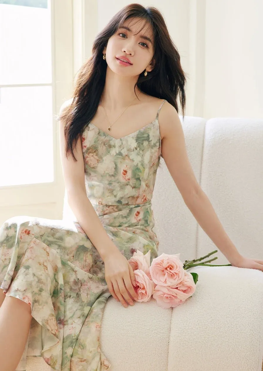 FLORAL SPRING MERMAID DRESS