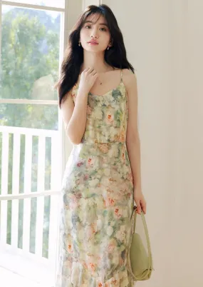FLORAL SPRING MERMAID DRESS