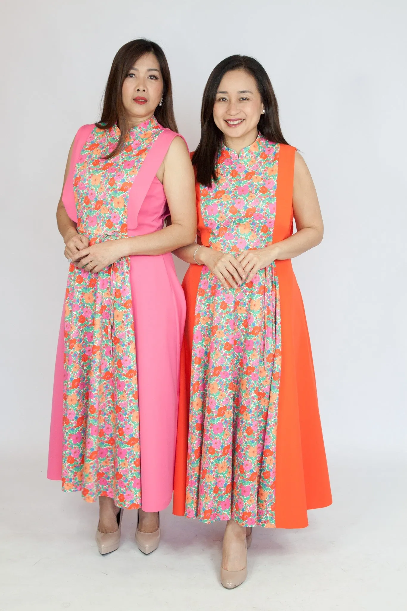 Flowy Floral Gardenia Dress