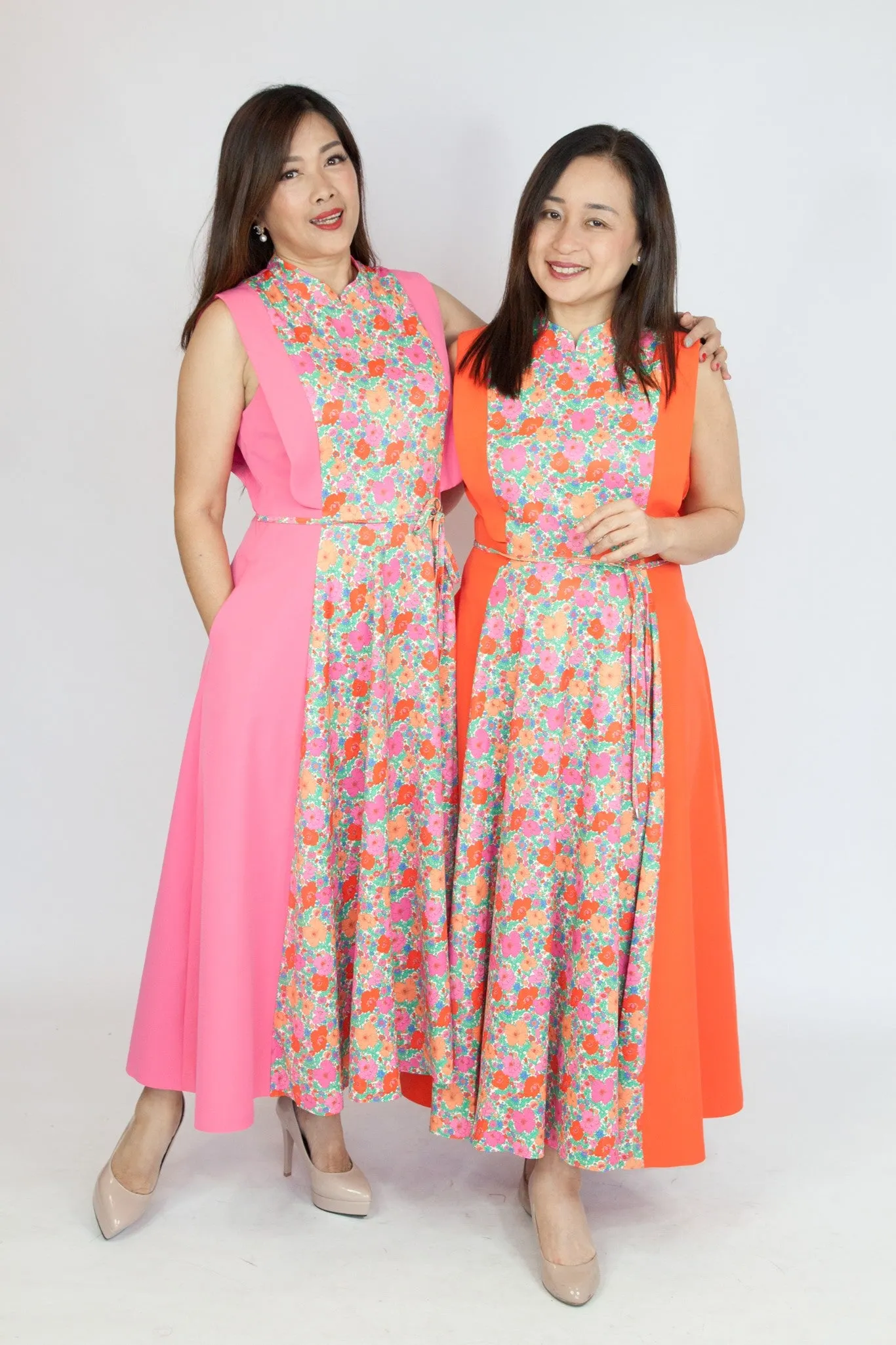 Flowy Floral Gardenia Dress