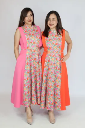 Flowy Floral Gardenia Dress