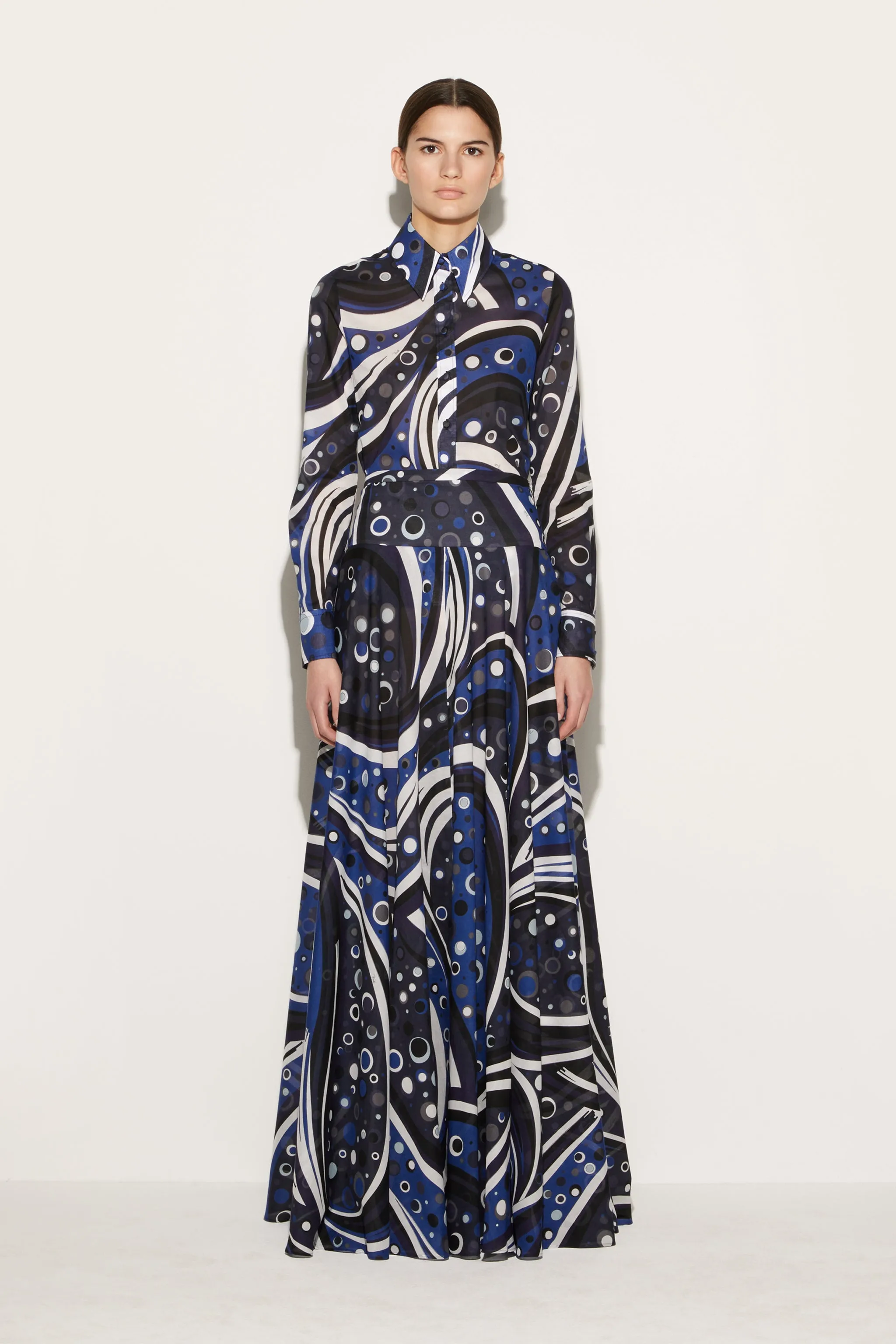 Fontane-Print Cotton Skirt